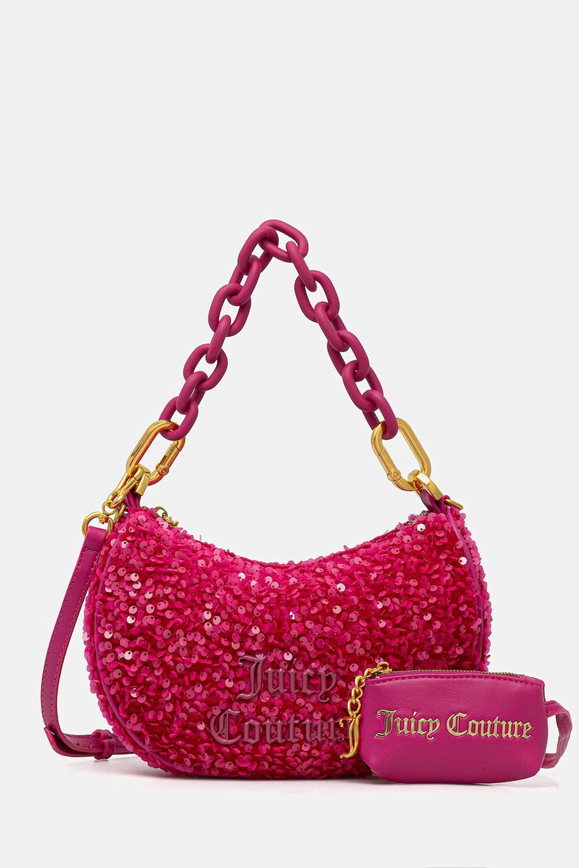 Juicy Couture poșetă Blossom culoarea roz, BIJL58973WZC