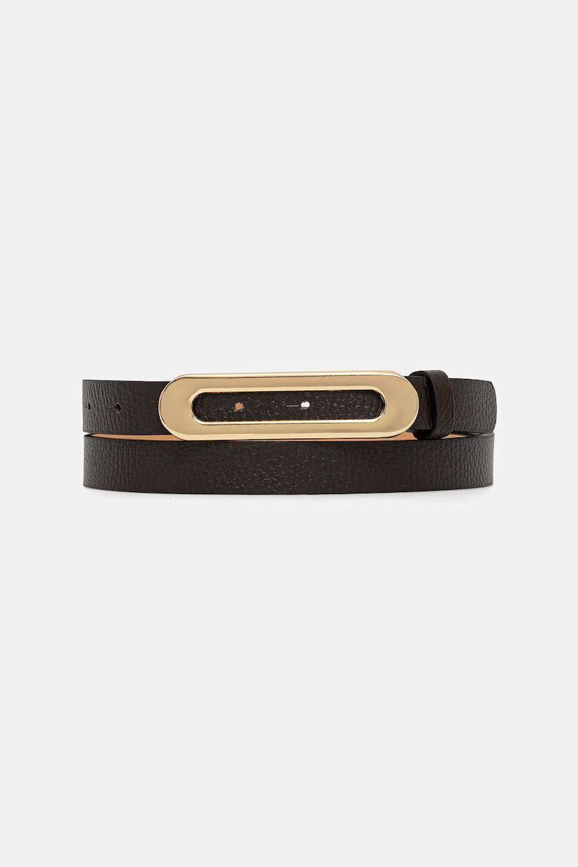 Answear.LAB curea de piele culoarea maro