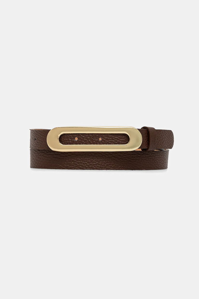 Answear.LAB curea de piele culoarea maro