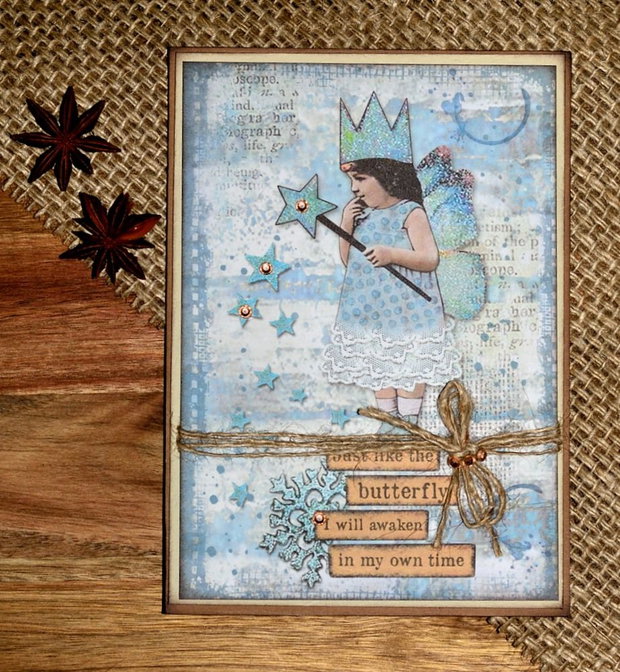 Felicitare: Blue Stars