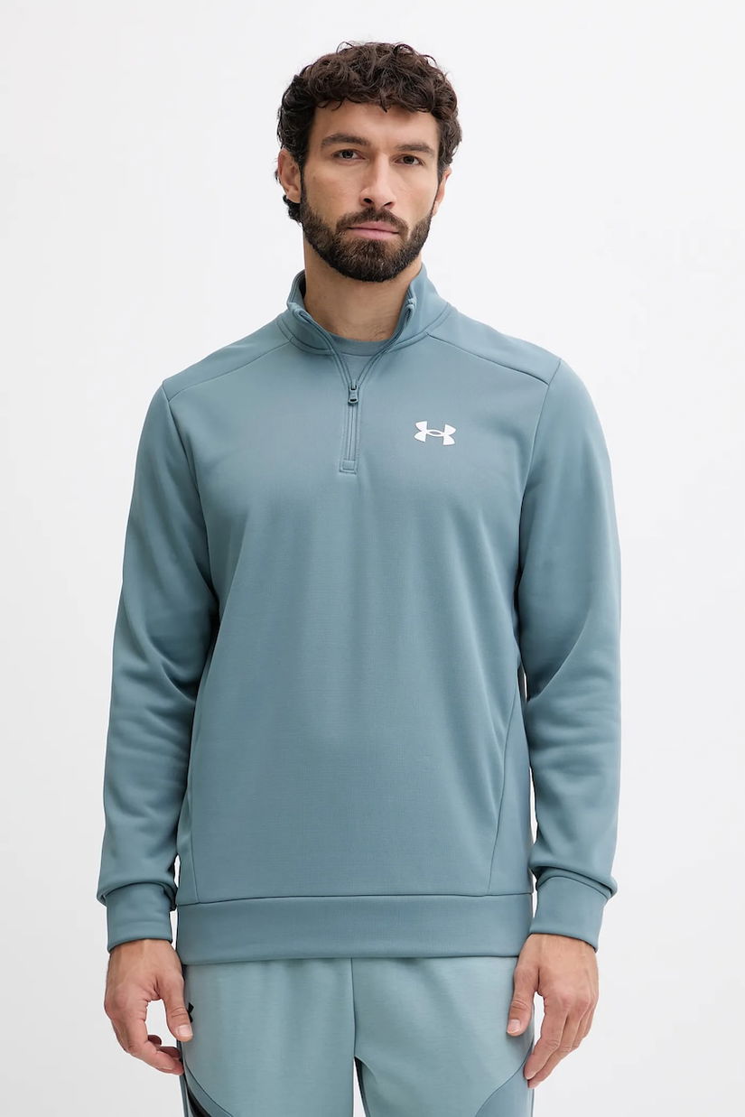 Under Armour bluză culoarea negru, uni, 1373358
