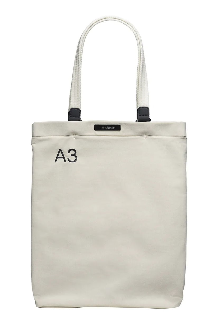 Memobottle pungă de cumparaturi Daily Tote A3 culoarea bej