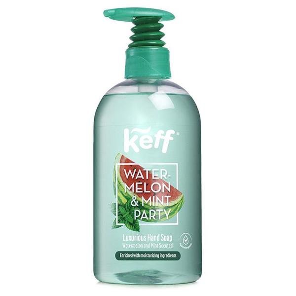 Sapun Lichid pentru Maini - Keff Watermelon &amp; Mint Party, 500 ml