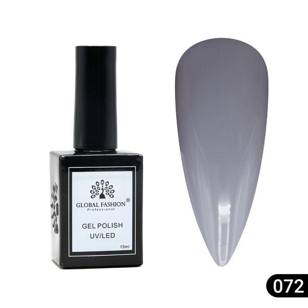 Oja semipermanentă, Gel polish&nbsp;Elite Glow, 72 Global Fashion, 15&nbsp;ml