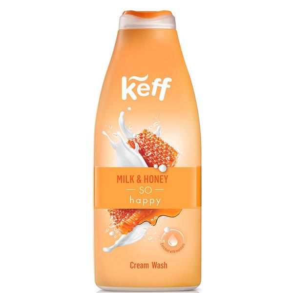 Gel de Dus cu Lapte si Miere - Keff Milk&amp; Honey Body Wash, 500 ml