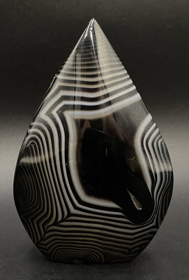 Agat Negru - Sculptura piatra semipretioasa