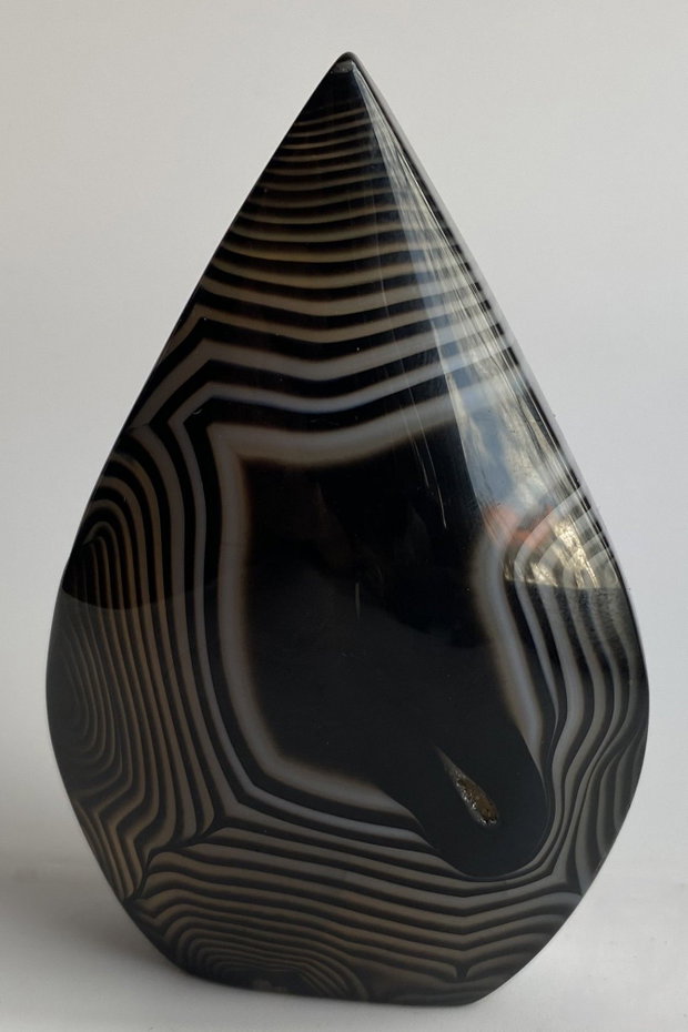 Agat Negru - Sculptura piatra semipretioasa