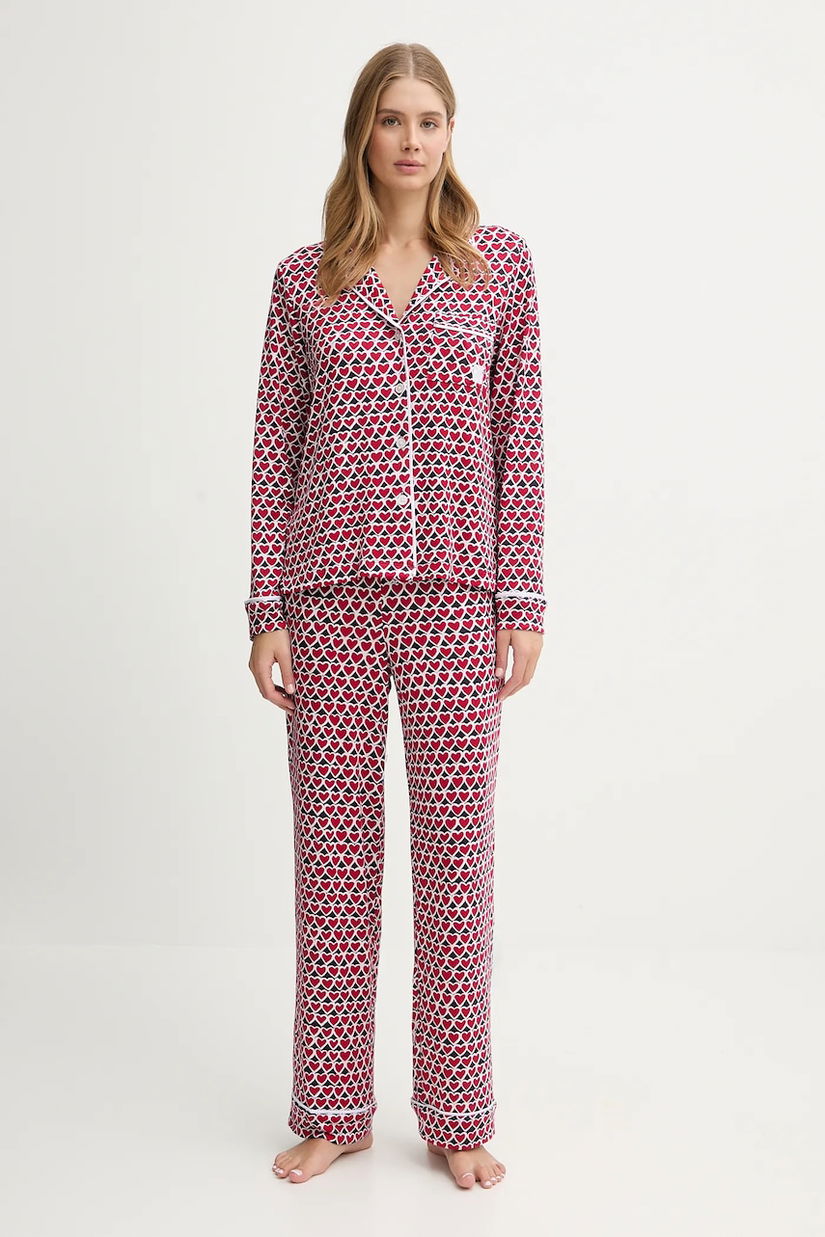 Dkny pijama culoarea rosu, YI90083