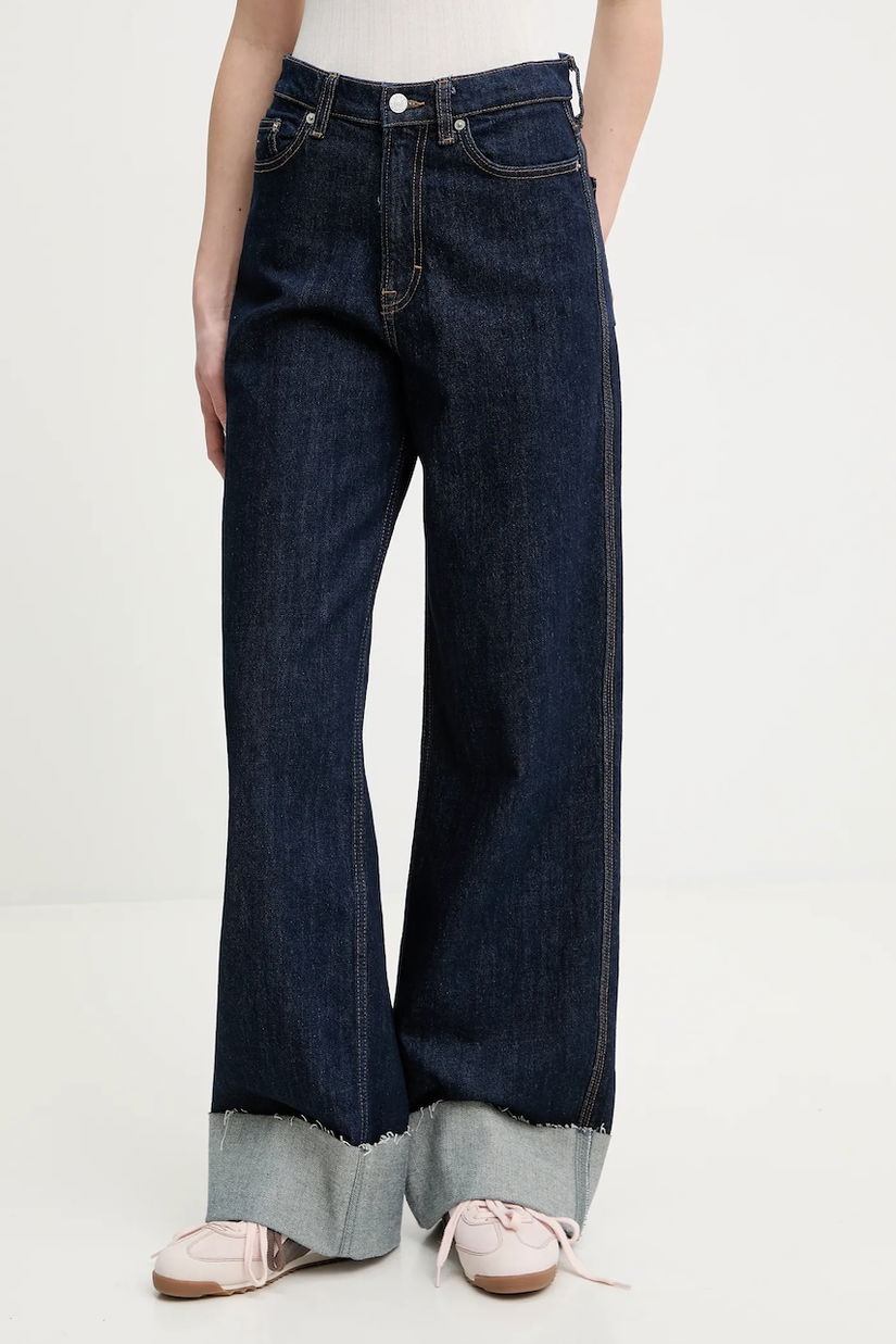 Tommy Jeans blugi culoarea bleumarin, DW0DW21796
