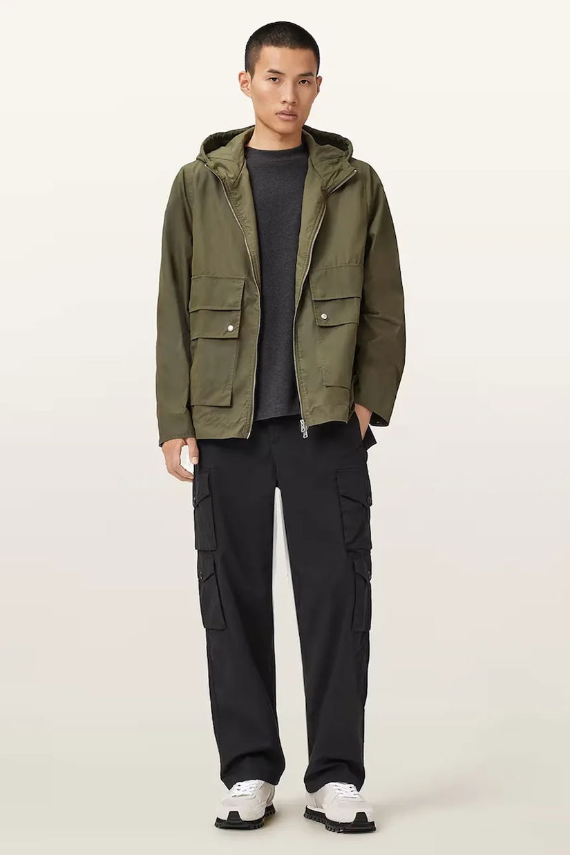AllSaints pantaloni DECOY culoarea negru, drept, M029TC