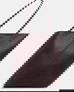 Answear.LAB poseta de piele culoarea bordo