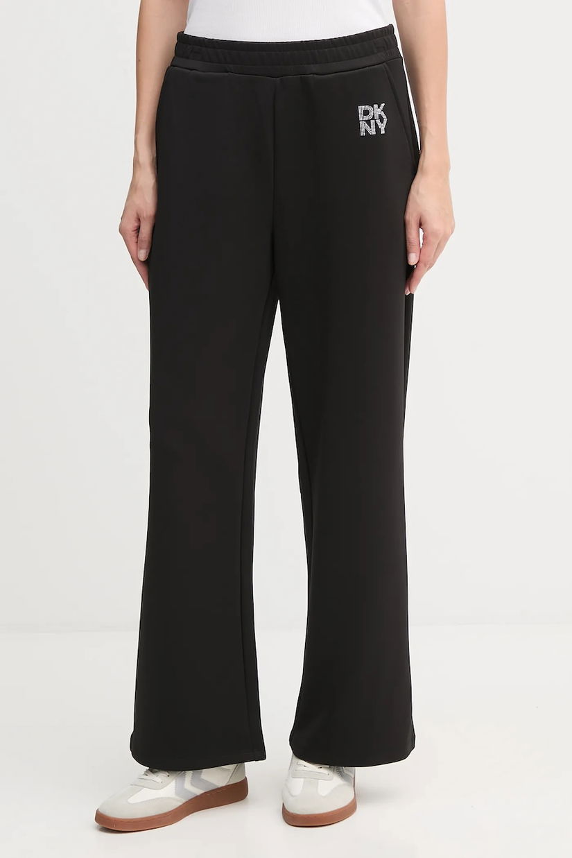 Dkny pantaloni de trening KNIT PANTS culoarea negru, uni, P5MF7CNZ