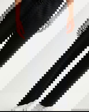 Hollister Co. pantaloni de trening culoarea negru, uni, KI334-5139-900