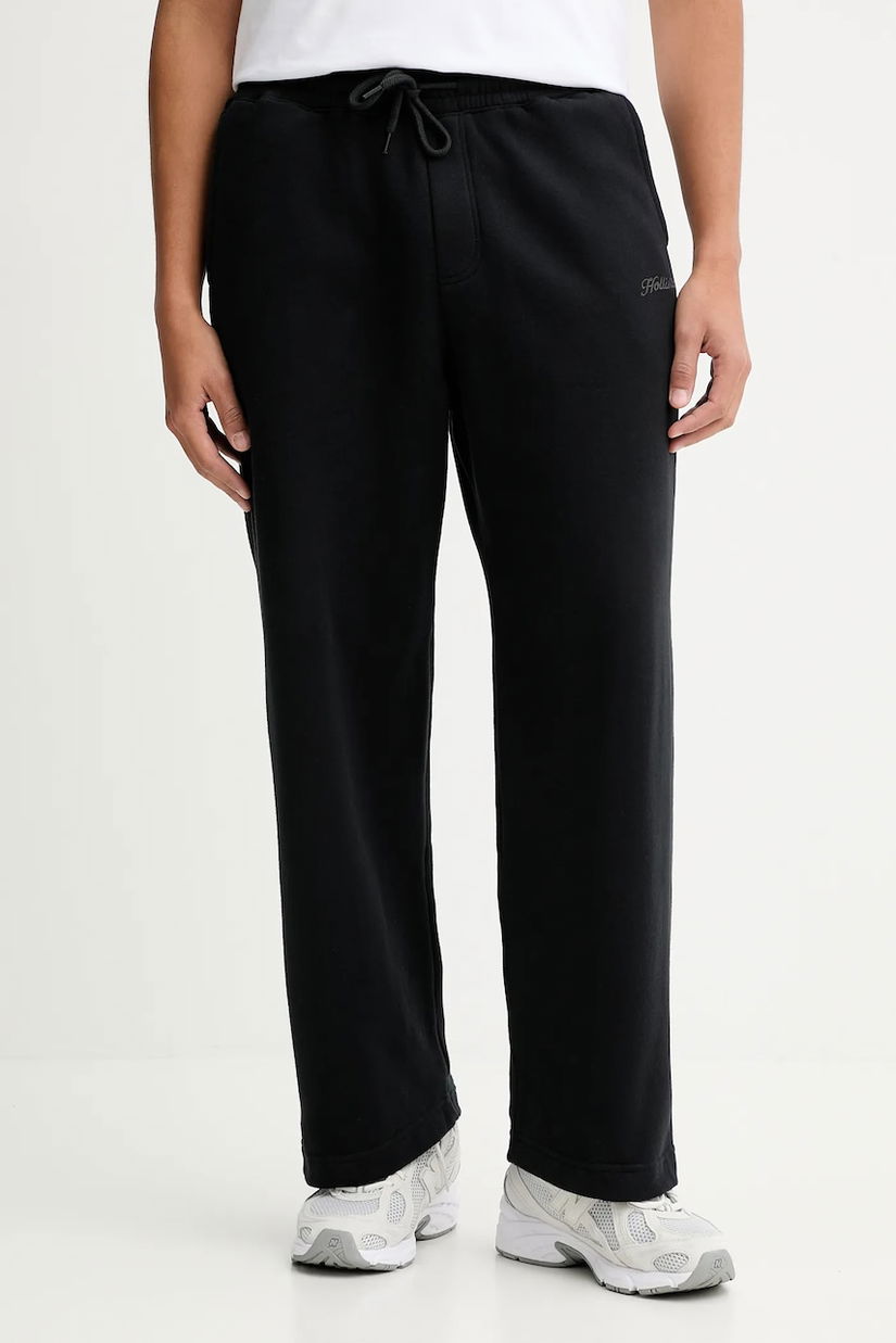 Hollister Co. pantaloni de trening culoarea negru, uni, KI334-5139-900