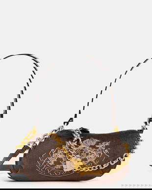 Juicy Couture poșetă Twig Narrative culoarea maro, BIJTG8989WZC