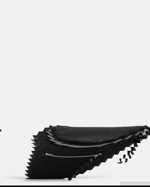 AllSaints borsetă de piele ITOKO culoarea negru, M175XC