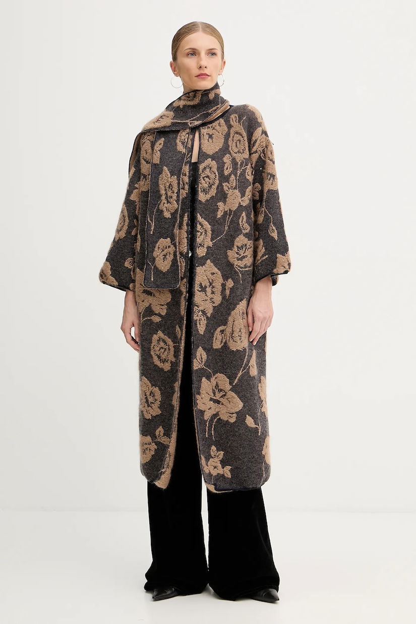 Liviana Conti cardigan din amestec de lână