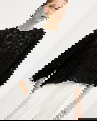 BOSS bluză culoarea negru, cu imprimeu, 50546822