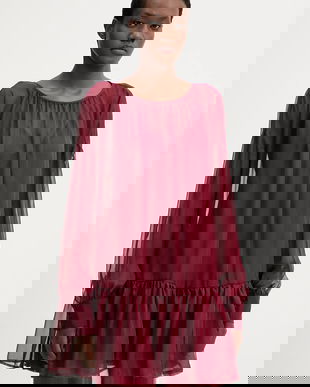 Aniye By rochie culoarea bordo, mini, evazați, 181525