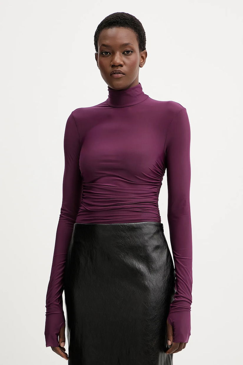 Aniye By body culoarea violet, uni, 181410