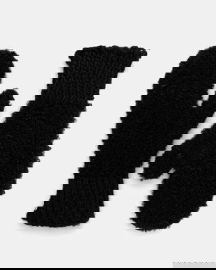 Colmar mănuși cu lână culoarea negru, 5102.5WJ