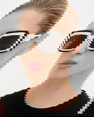 Marc Jacobs ochelari de soare culoarea alb, MARC 850/S