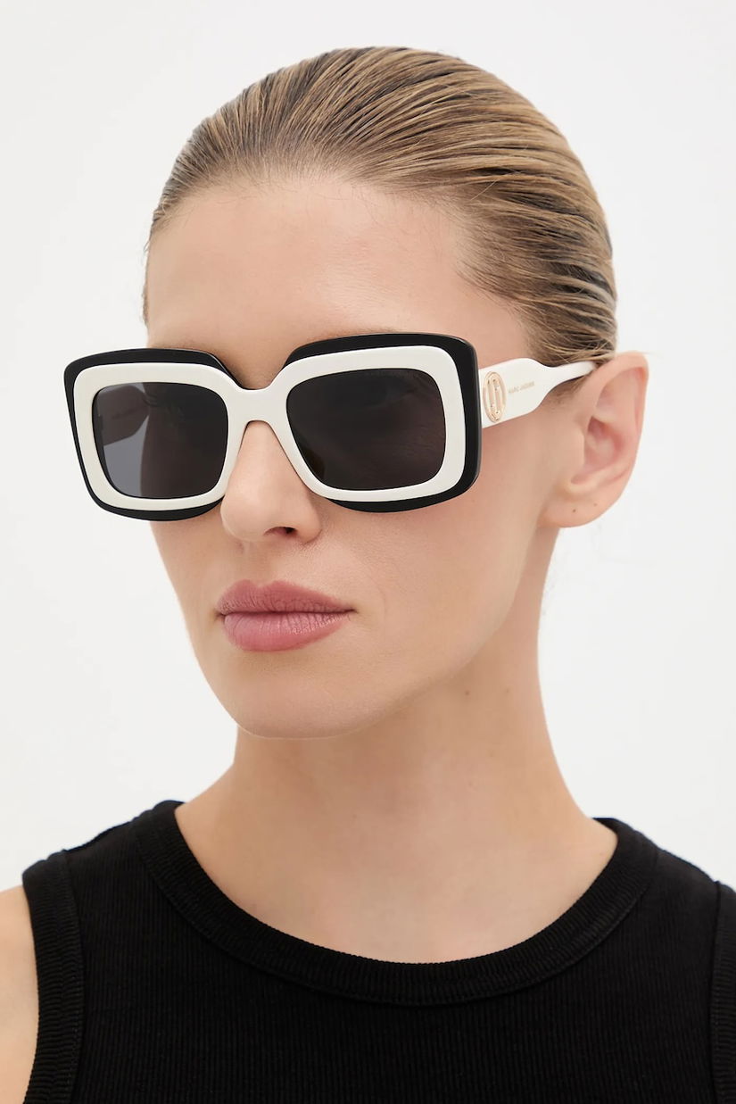 Marc Jacobs ochelari de soare culoarea alb, MARC 850/S