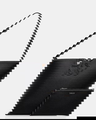 Dkny poșetă NICOLE culoarea negru, R52JAK49