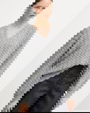 Marc Aurel pulover din amestec de lână culoarea gri, 8042-8000-82096