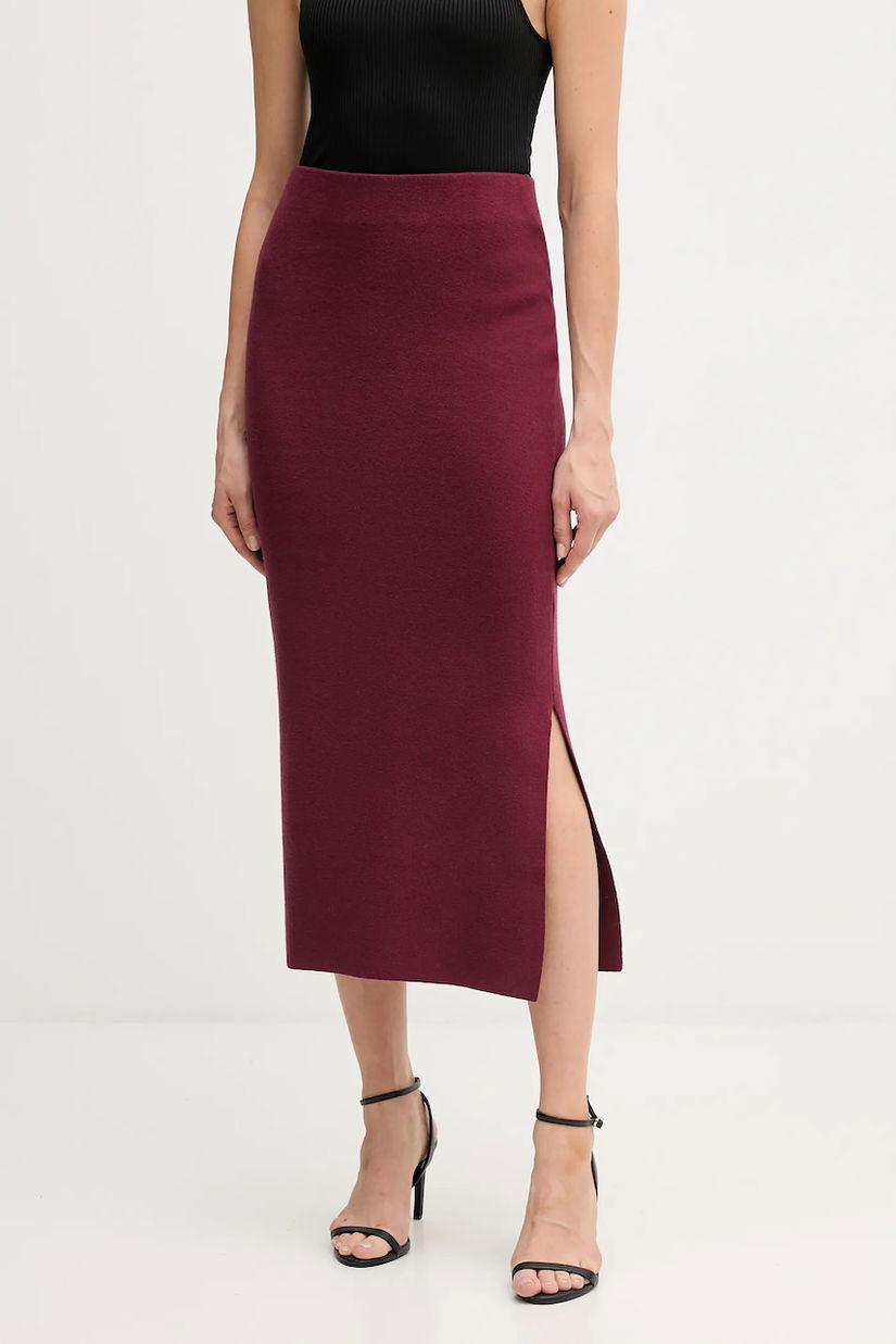 Joseph Ribkoff fustă culoarea bordo, maxi, creion, 243967F25