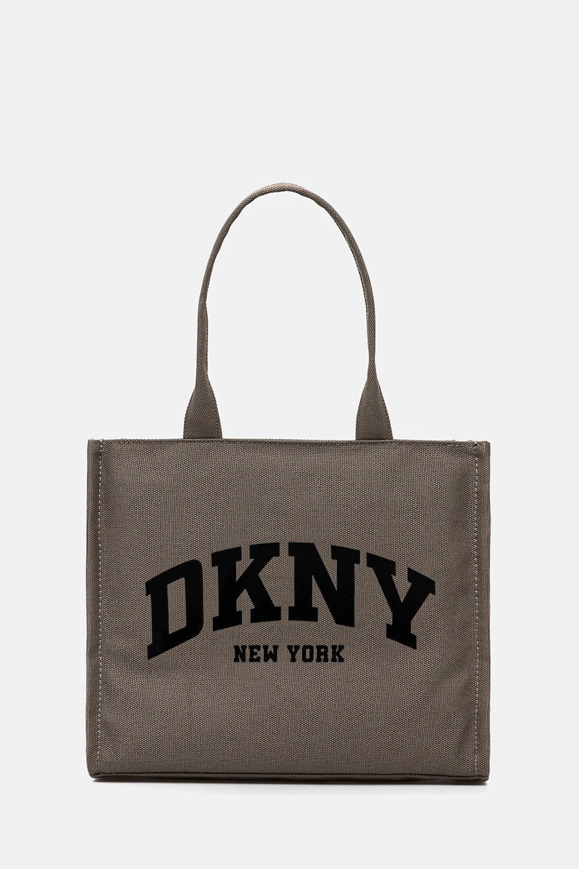 Dkny poșetă HADLEE LOGOARCH culoarea verde, R51AGJ50