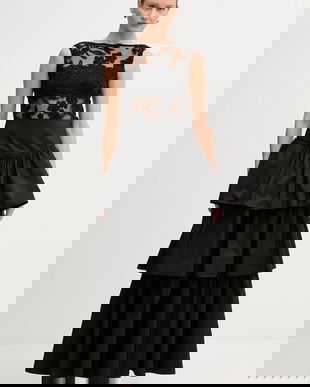 Pedro del Hierro rochie culoarea negru, midi, evazati