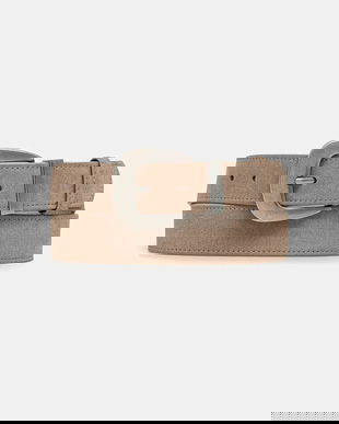 Answear.LAB curea din piele intoarsa culoarea bej