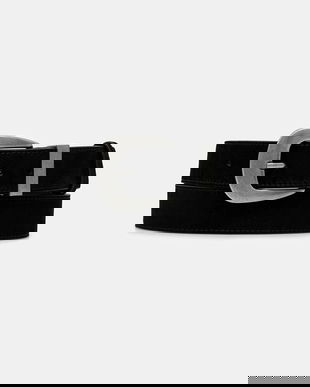 Answear.LAB curea din piele intoarsa culoarea negru