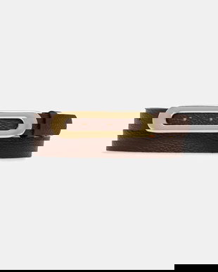 Answear.LAB curea de piele culoarea maro