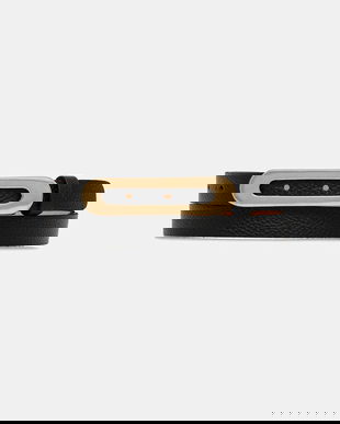 Answear.LAB curea de piele culoarea negru