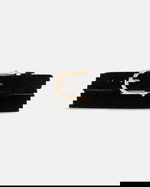 Answear.LAB curea din piele intoarsa culoarea negru