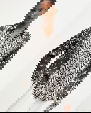 Answear.LAB camasa culoarea negru, cu guler clasic, regular