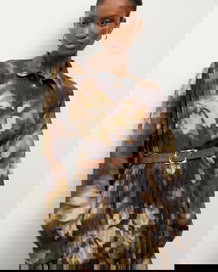 Answear.LAB camasa culoarea verde, cu guler clasic, relaxed