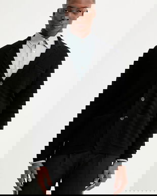 Marc O'Polo cardigan din amestec de lână culoarea negru, 530515361230