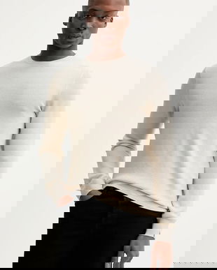 Rag & Bone pulover din amestec de lână culoarea bej, light, RH3225F6MWL