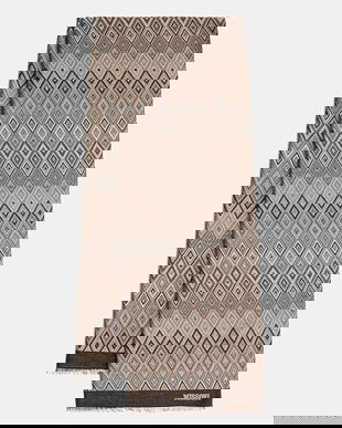 Missoni fular culoarea maro, cu imprimeu, SAXRVMDA411