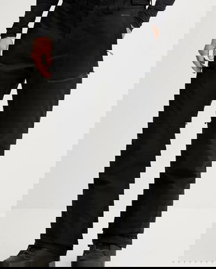 The North Face pantaloni de schi Chakal culoarea negru, NF0A87Y7KX71