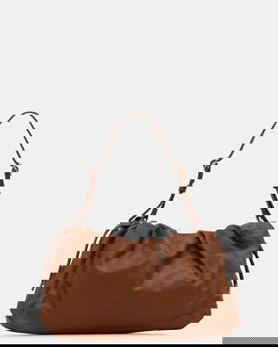 Marella poșetă de piele culoarea maro, 2523519057200