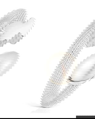 Tous inel de argint ICON MESH 1004504114