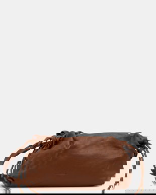 Marella poșetă de piele culoarea maro, 2523519037200