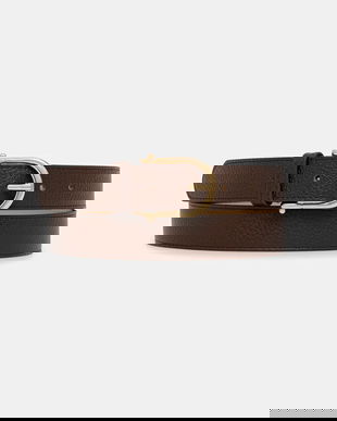 Answear.LAB curea de piele culoarea maro