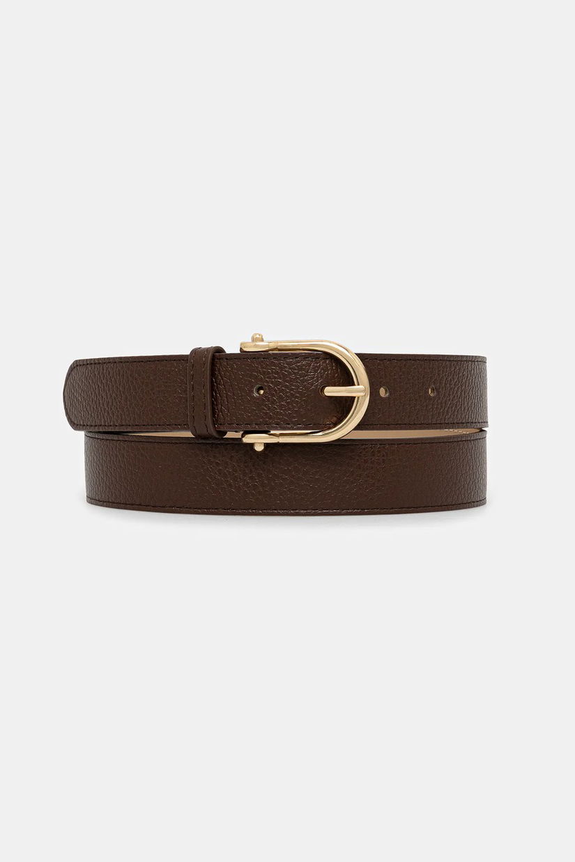 Answear.LAB curea de piele culoarea maro
