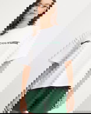 Lacoste pijama culoarea alb, 4F5883