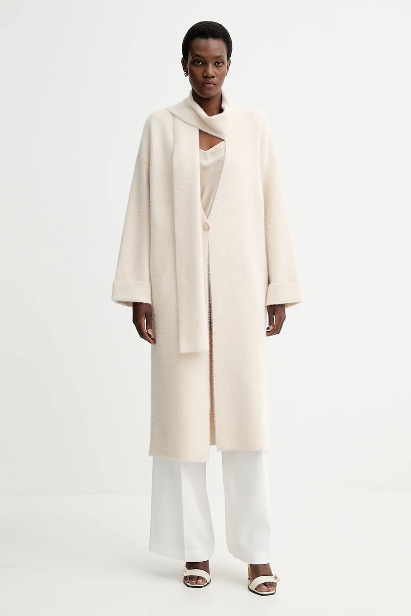 Blugirl Blumarine cardigan culoarea bej, light, RF5234.MA39R